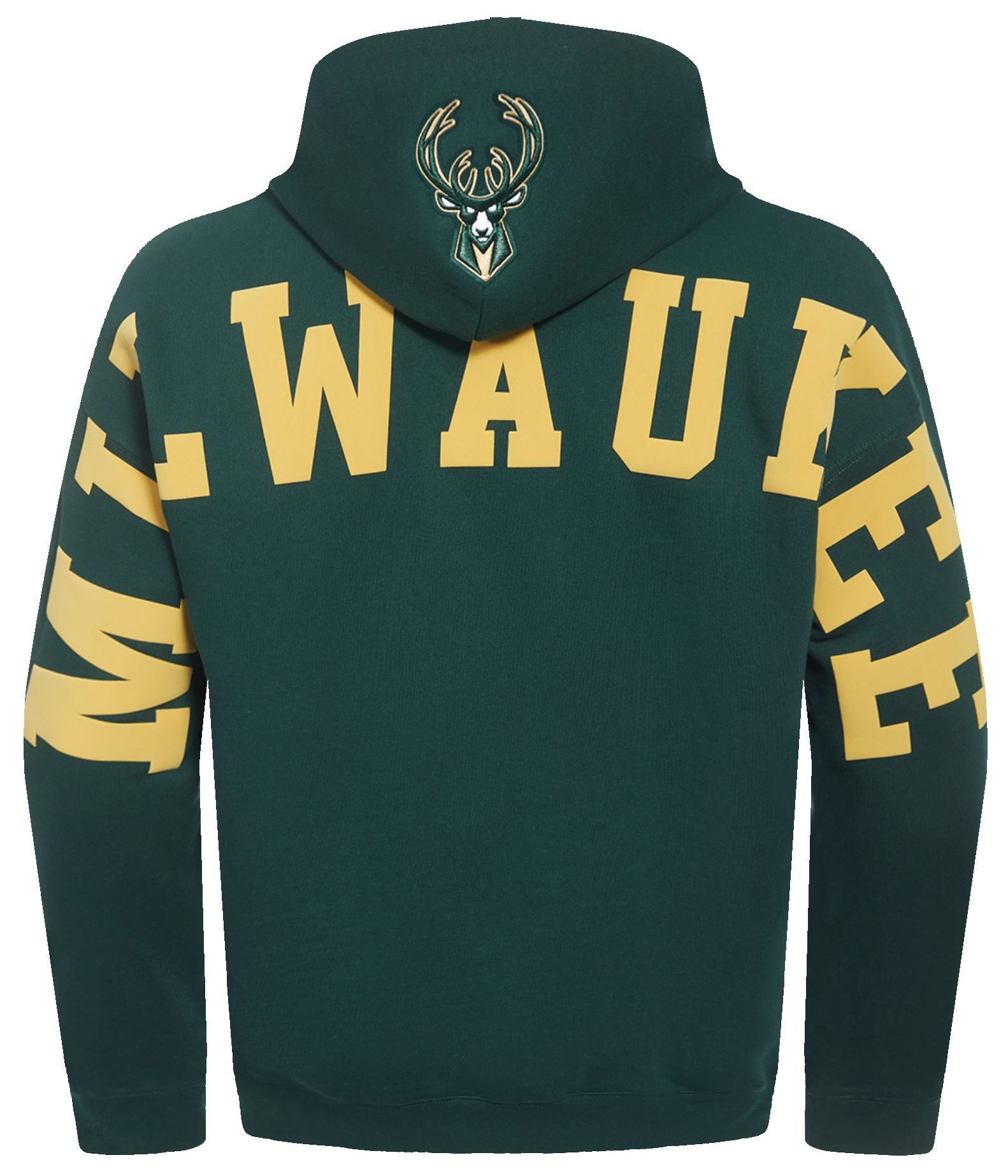 Pro Standard Men's Milwaukee Bucks Green Wingspan Drop Shoulder Hoodie product image