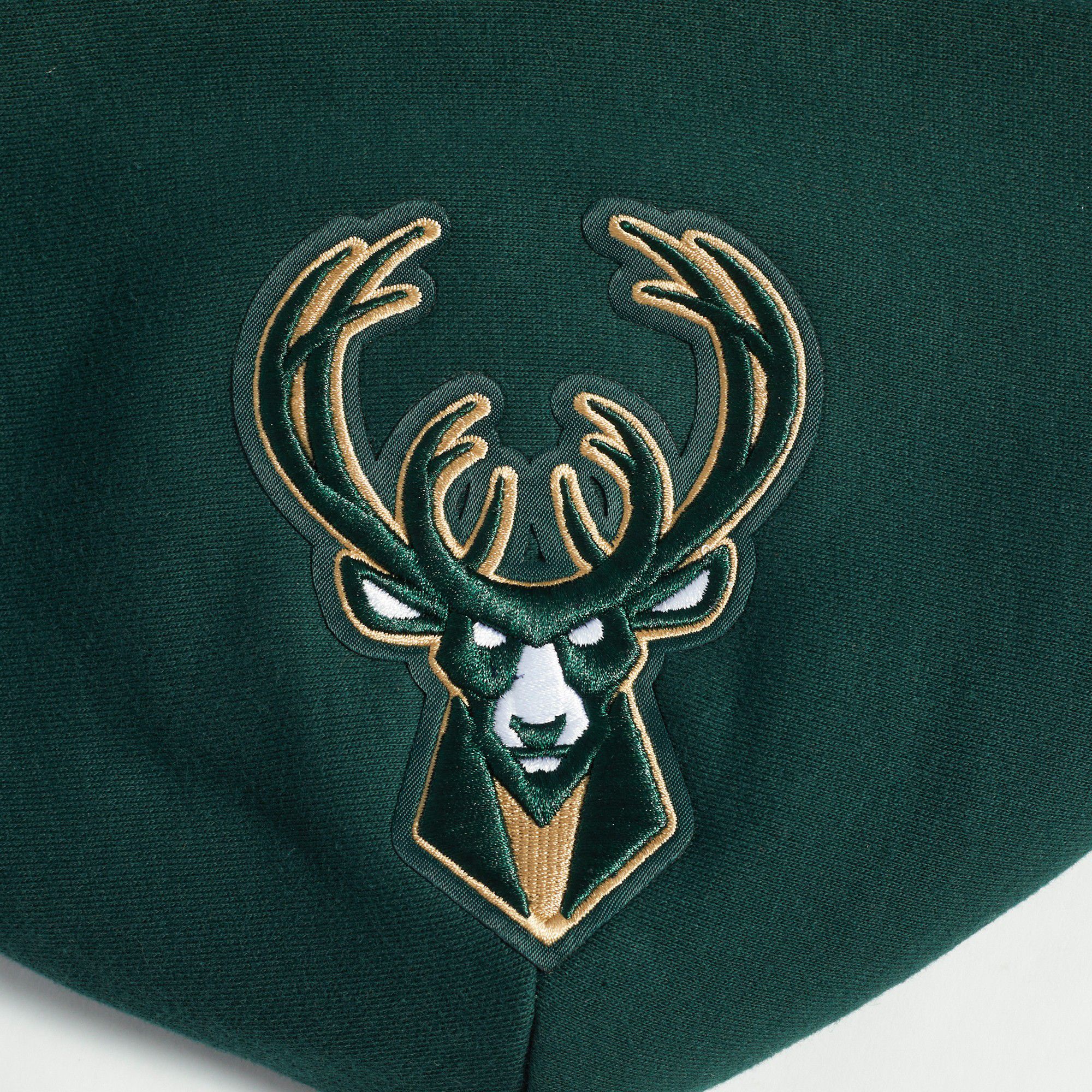 Pro Standard Men's Milwaukee Bucks Green Wingspan Drop Shoulder Hoodie product image