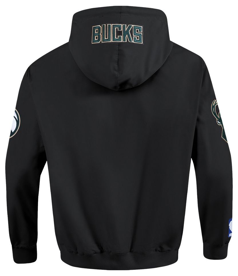 Pro Standard Men's Milwaukee Bucks Black Wind Suit Full Zip Hoodie product image