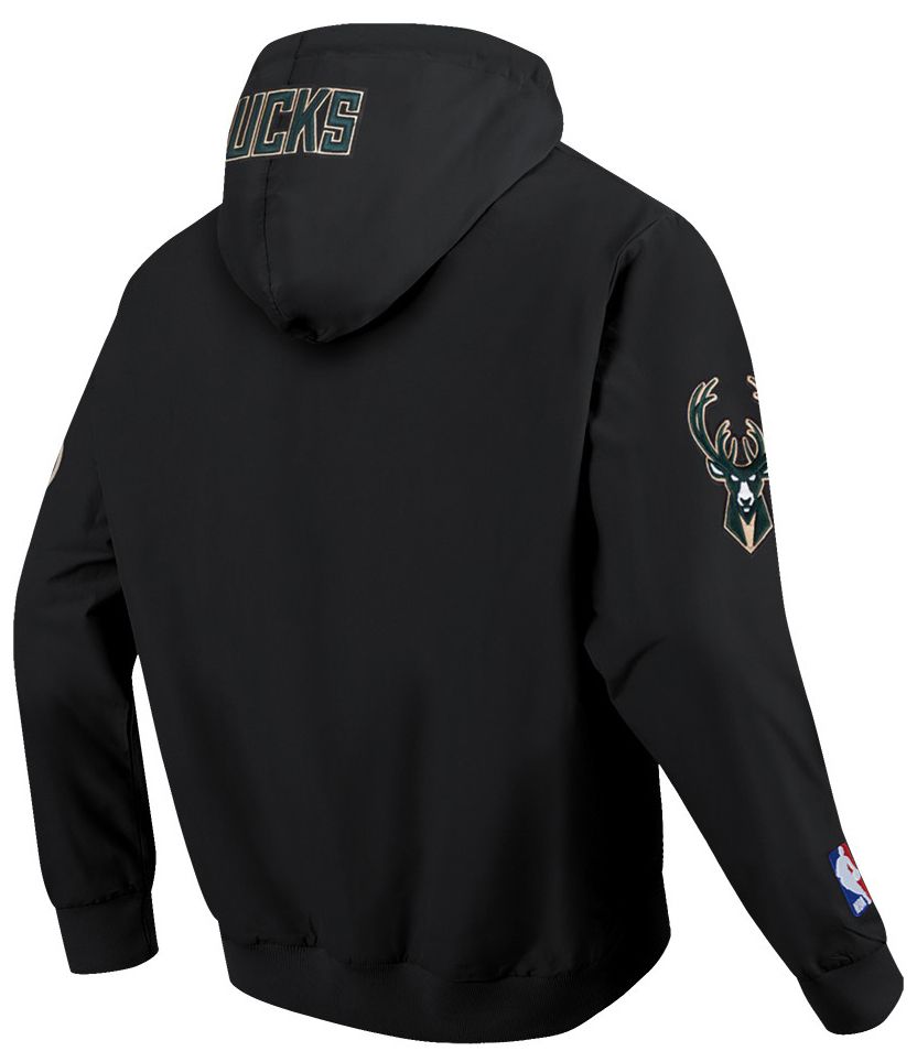 Pro Standard Men's Milwaukee Bucks Black Wind Suit Full Zip Hoodie product image