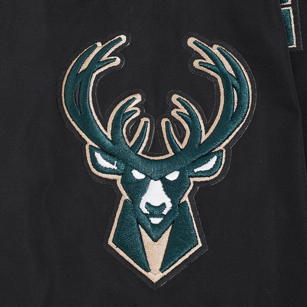 Pro Standard Men's Milwaukee Bucks Black Wind Suit Full Zip Hoodie product image