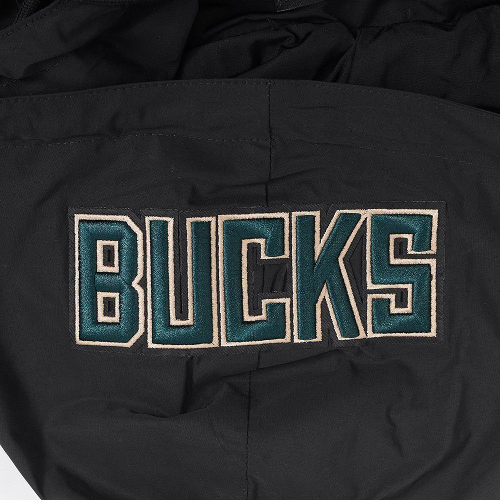 Pro Standard Men's Milwaukee Bucks Black Wind Suit Full Zip Hoodie product image