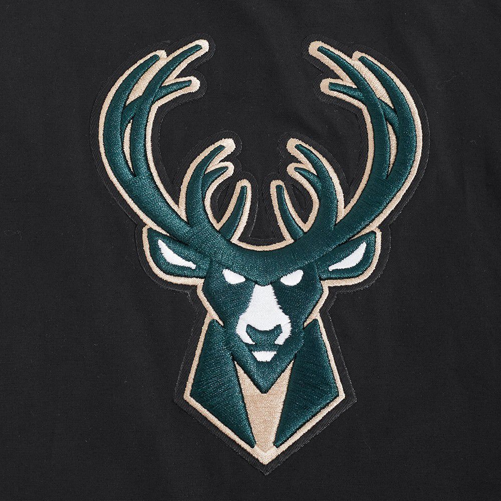 Pro Standard Men's Milwaukee Bucks Black Wind Suit Full Zip Hoodie product image