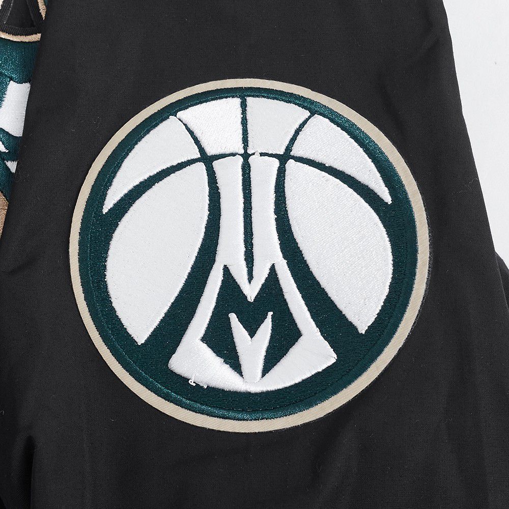 Pro Standard Men's Milwaukee Bucks Black Wind Suit Full Zip Hoodie product image