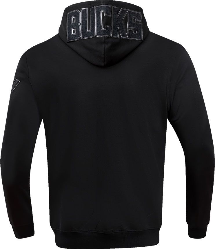Pro Standard Men's Milwaukee Bucks Black Logo Hoodie product image