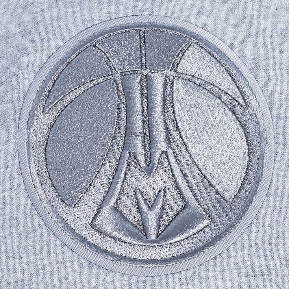 Pro Standard Men's Milwaukee Bucks Grey Neutral Drop Shoulder Fleece Hoodie product image