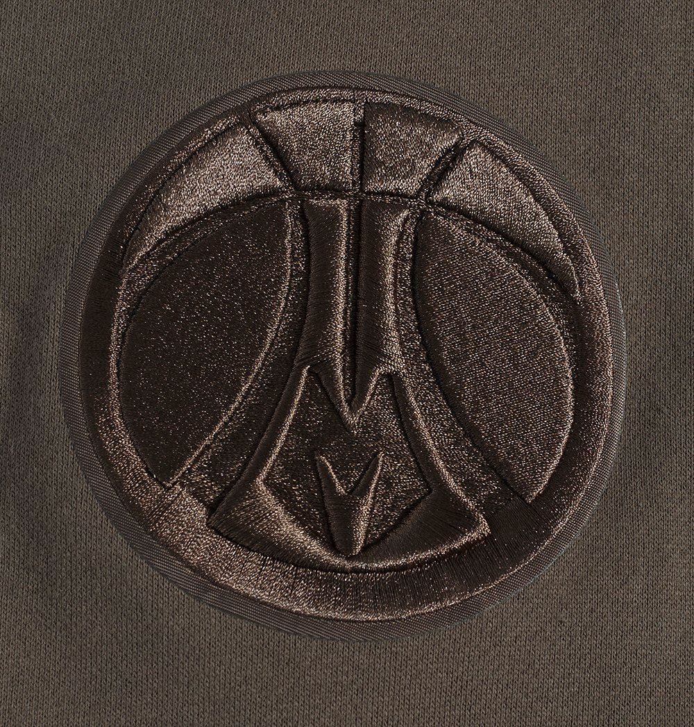 Pro Standard Men's Milwaukee Bucks Taupe Neutral Drop Shoulder Fleece Hoodie product image