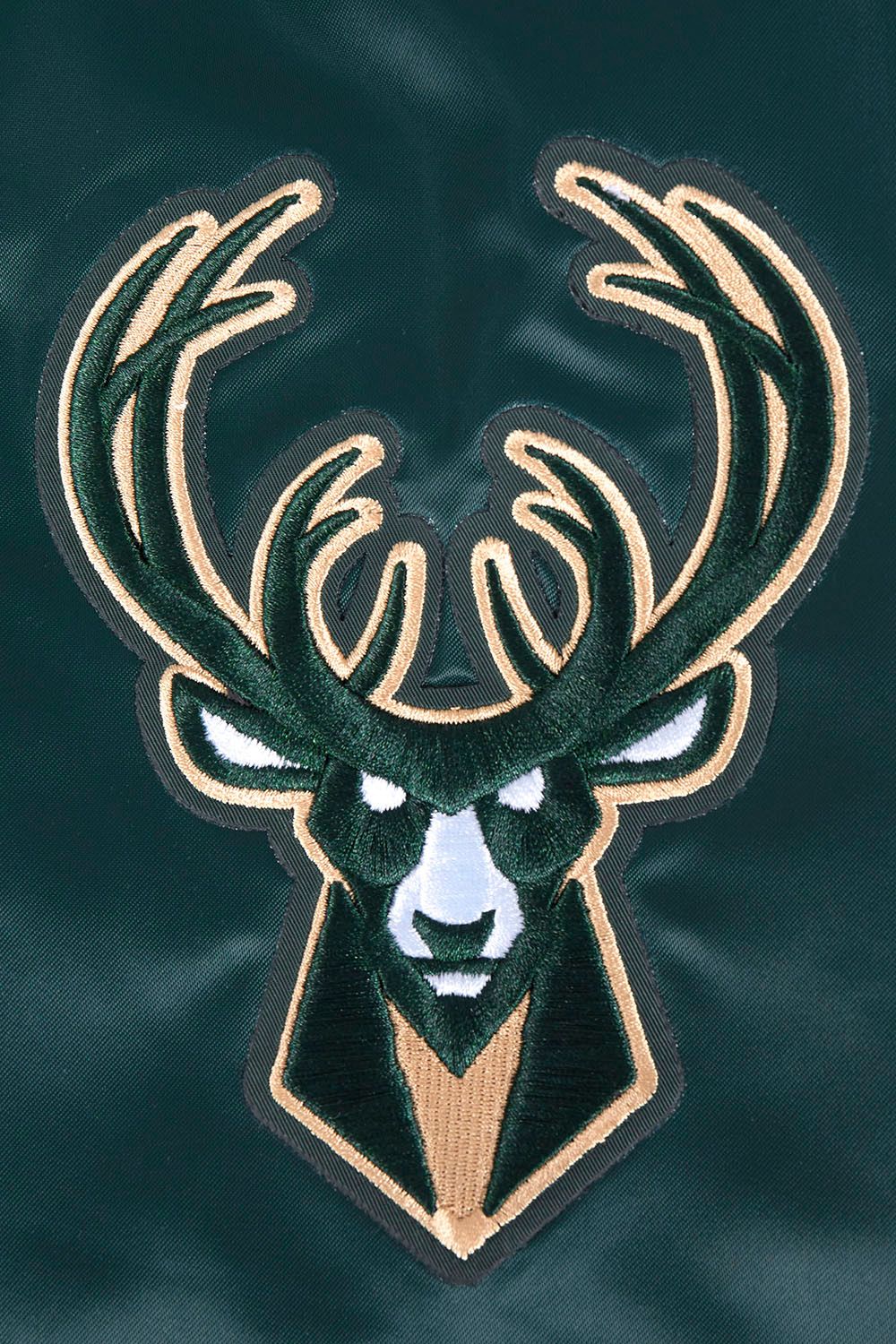 Pro Standard Men's Milwaukee Bucks Green Script Tail Satin Jacket product image