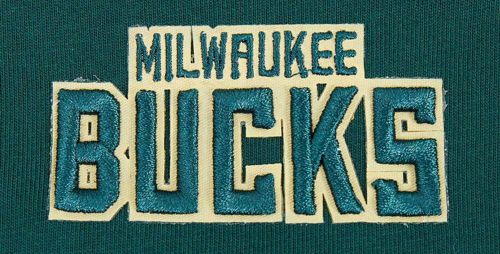 Pro Standard Women's Milwaukee Bucks Green Script Tail Boyfriend T-Shirt product image