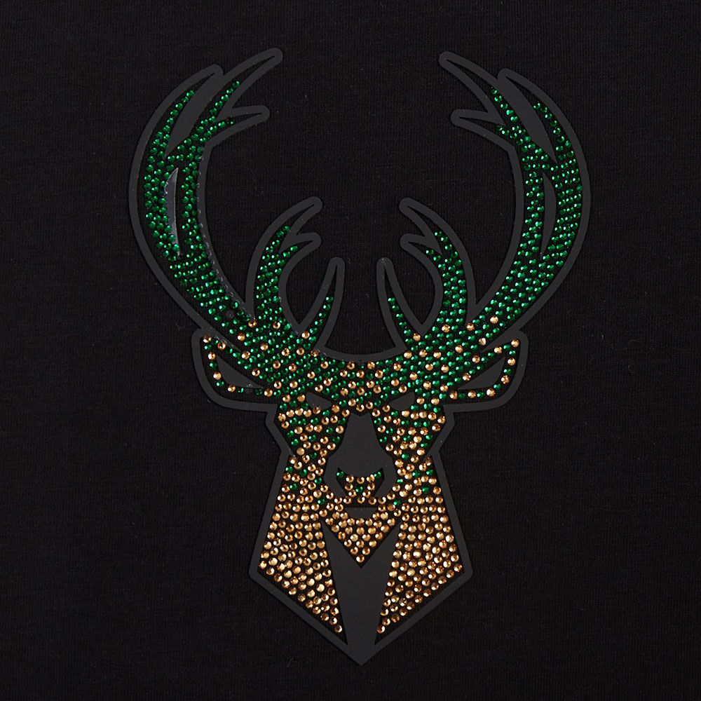 Pro Standard Women's Milwaukee Bucks Jewel Boxy T-Shirt product image
