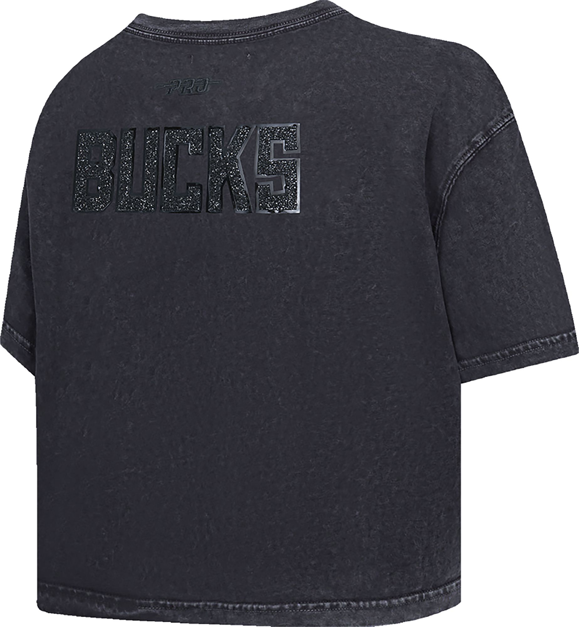 Pro Standard Women's Milwaukee Bucks Black Crystalline Boxy Short Sleeve T-Shirt product image