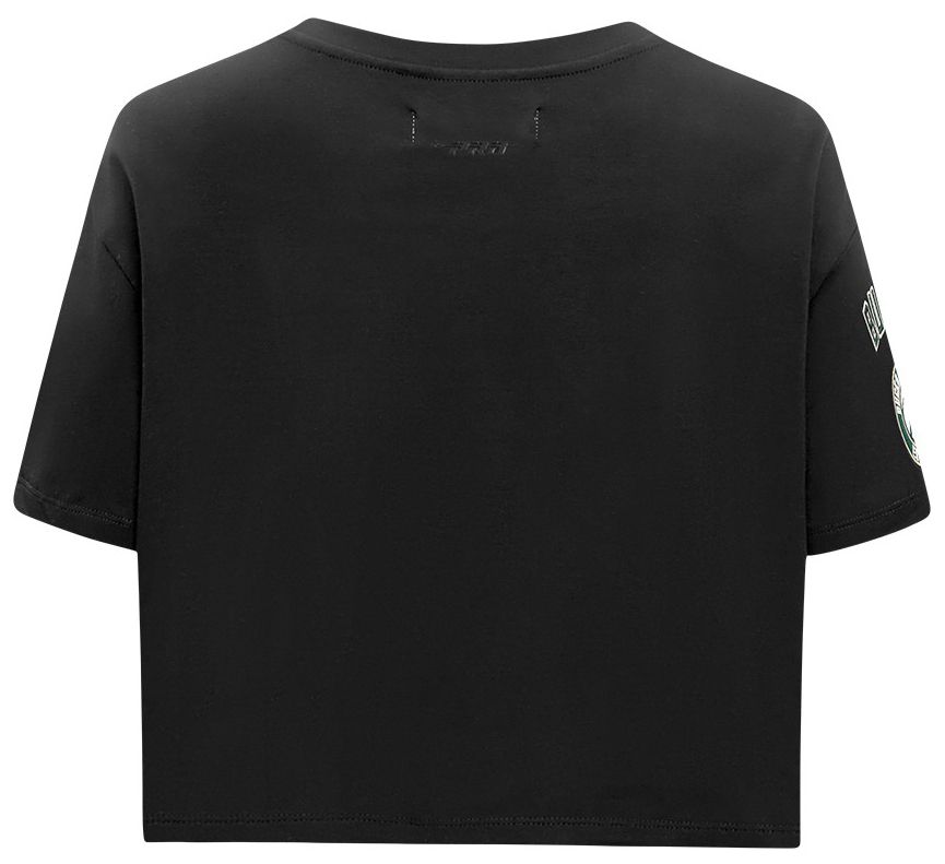 Pro Standard Women's Milwaukee Bucks Black Mash Up Boxy T-Shirt product image