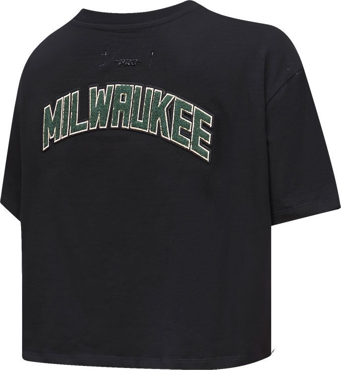 Pro Standard Women's Milwaukee Bucks Black Boxy T-Shirt product image