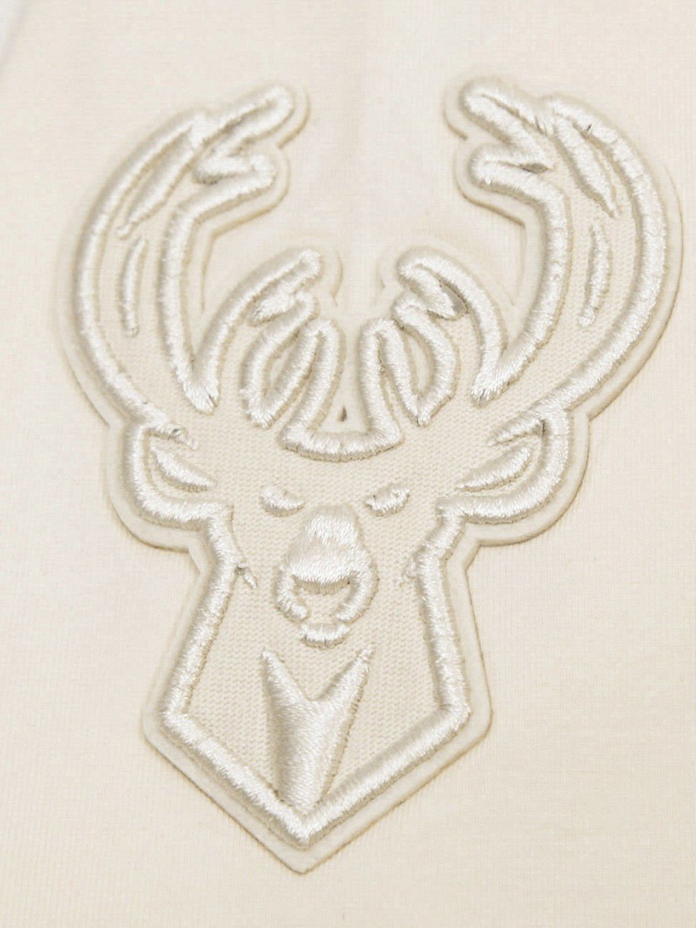 Pro Standard Women's Milwaukee Bucks Off White Neutral Boxy T-Shirt product image