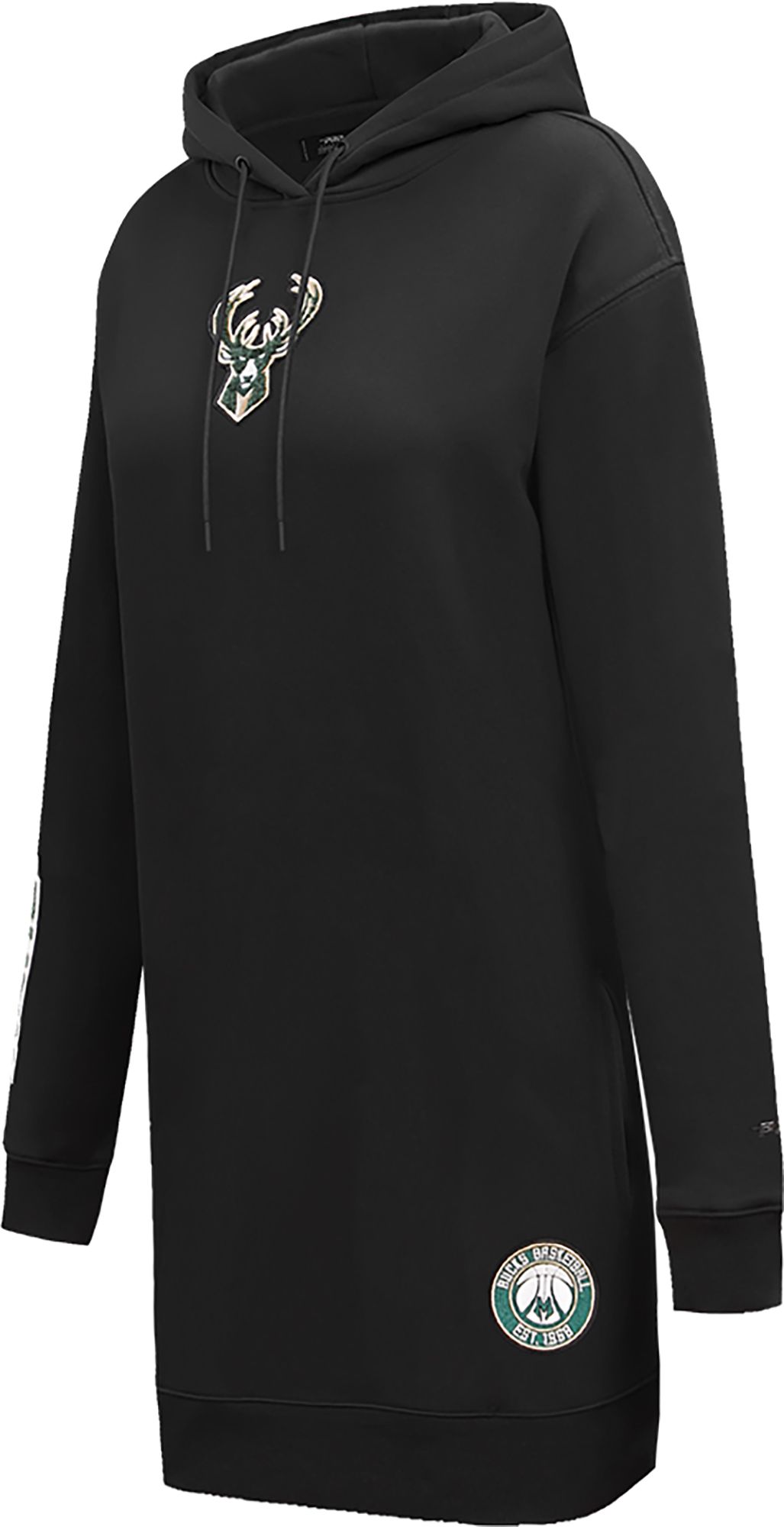 Pro Standard Women's Milwaukee Bucks Black Hooded Dress product image