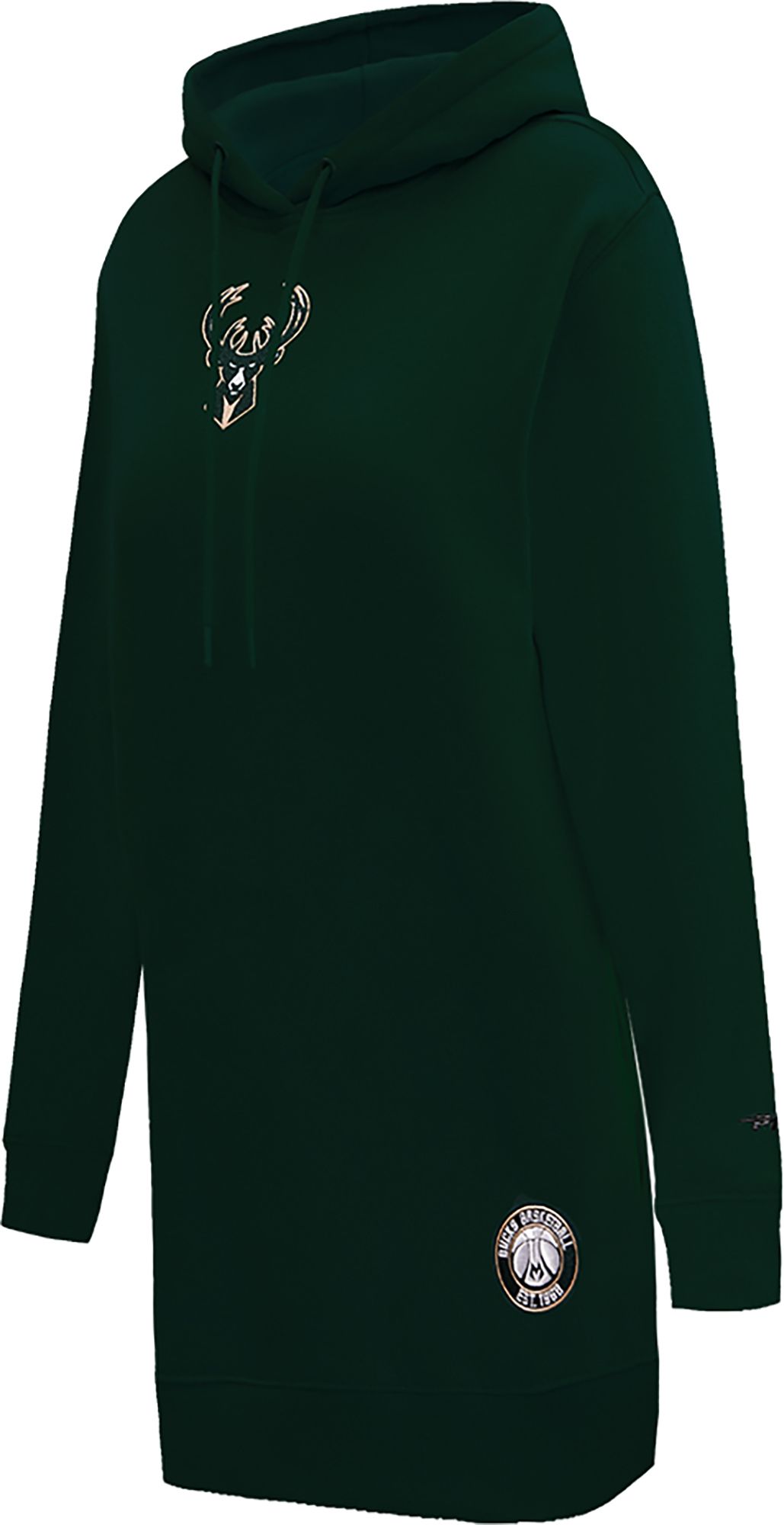 Pro Standard Women's Milwaukee Bucks Green Hooded Dress product image