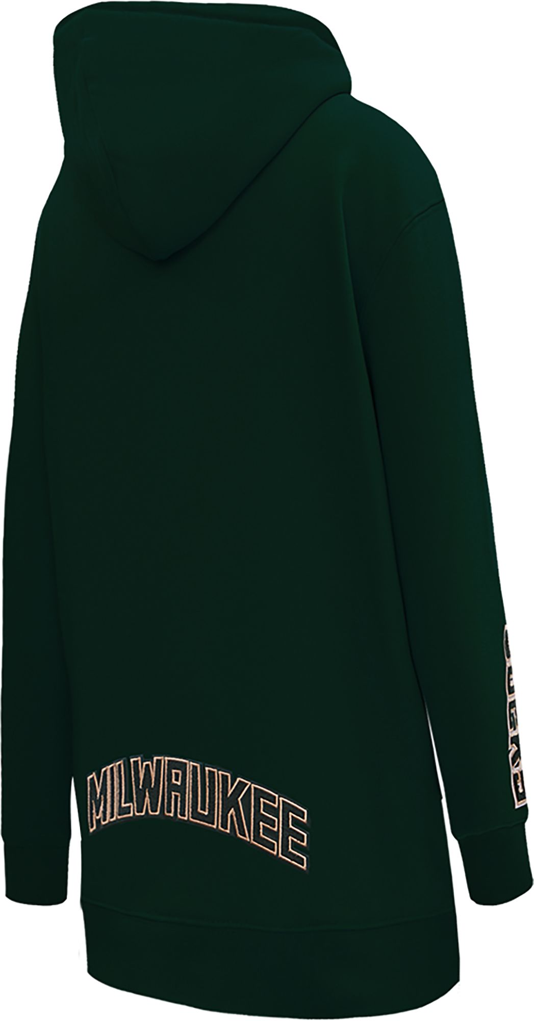 Pro Standard Women's Milwaukee Bucks Green Hooded Dress product image