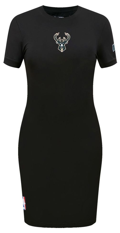 Pro Standard Women's Milwaukee Bucks Black Classic Bodycon Dress product image