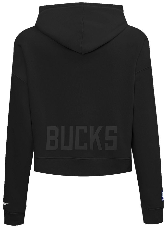 Pro Standard Women's Milwaukee Bucks Jewel Cropped Pullover Hoodie product image