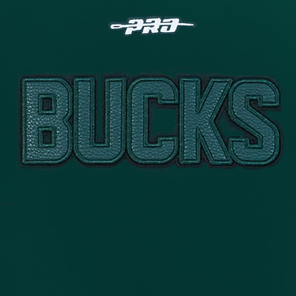 Pro Standard Women's Milwaukee Bucks Green Sketchbook Crewneck Sweatshirt product image