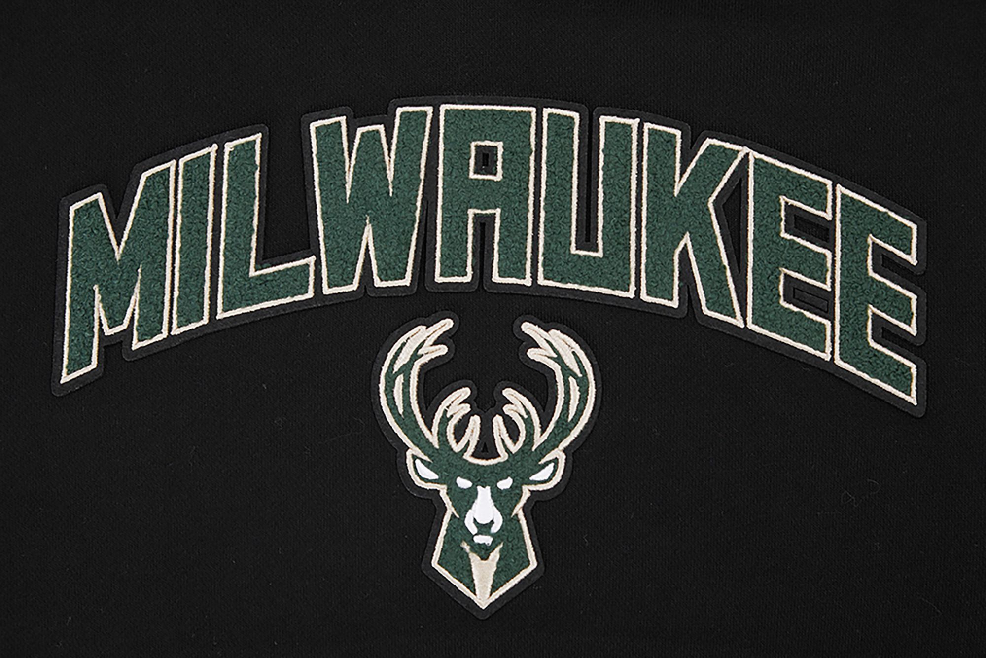 Pro Standard Women's Milwaukee Bucks Black Fleece Pullover Hoodie product image