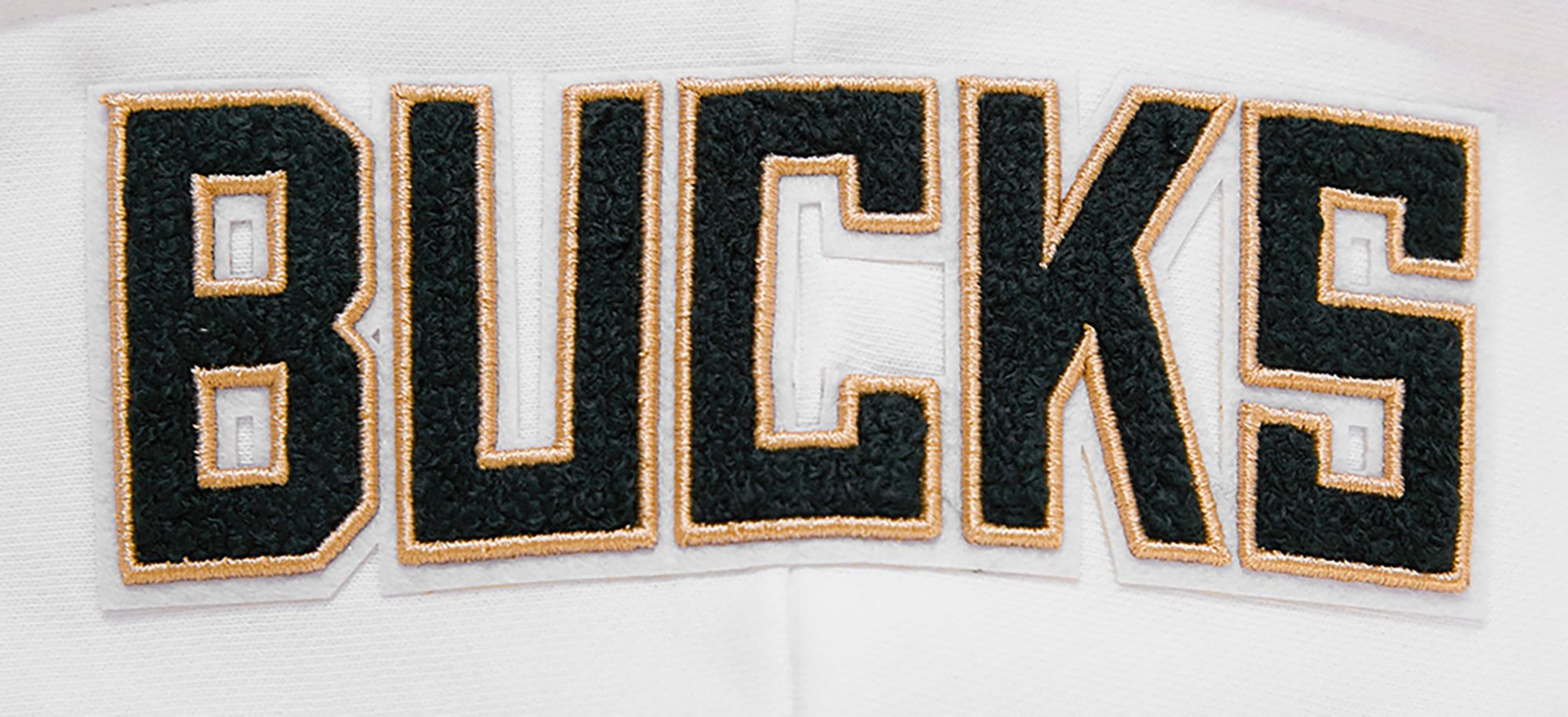 Pro Standard Women's Milwaukee Bucks White Fleece Pullover Hoodie product image