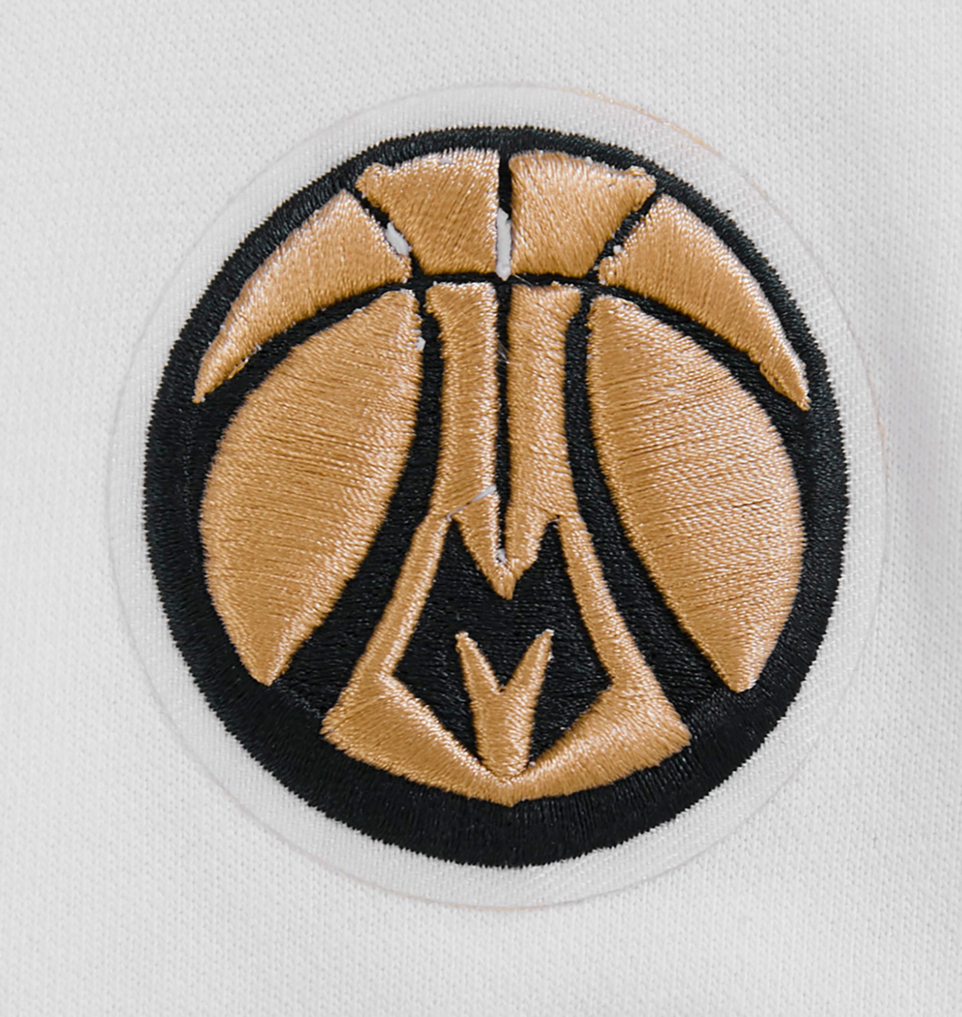 Pro Standard Women's Milwaukee Bucks White Fleece Pullover Hoodie product image