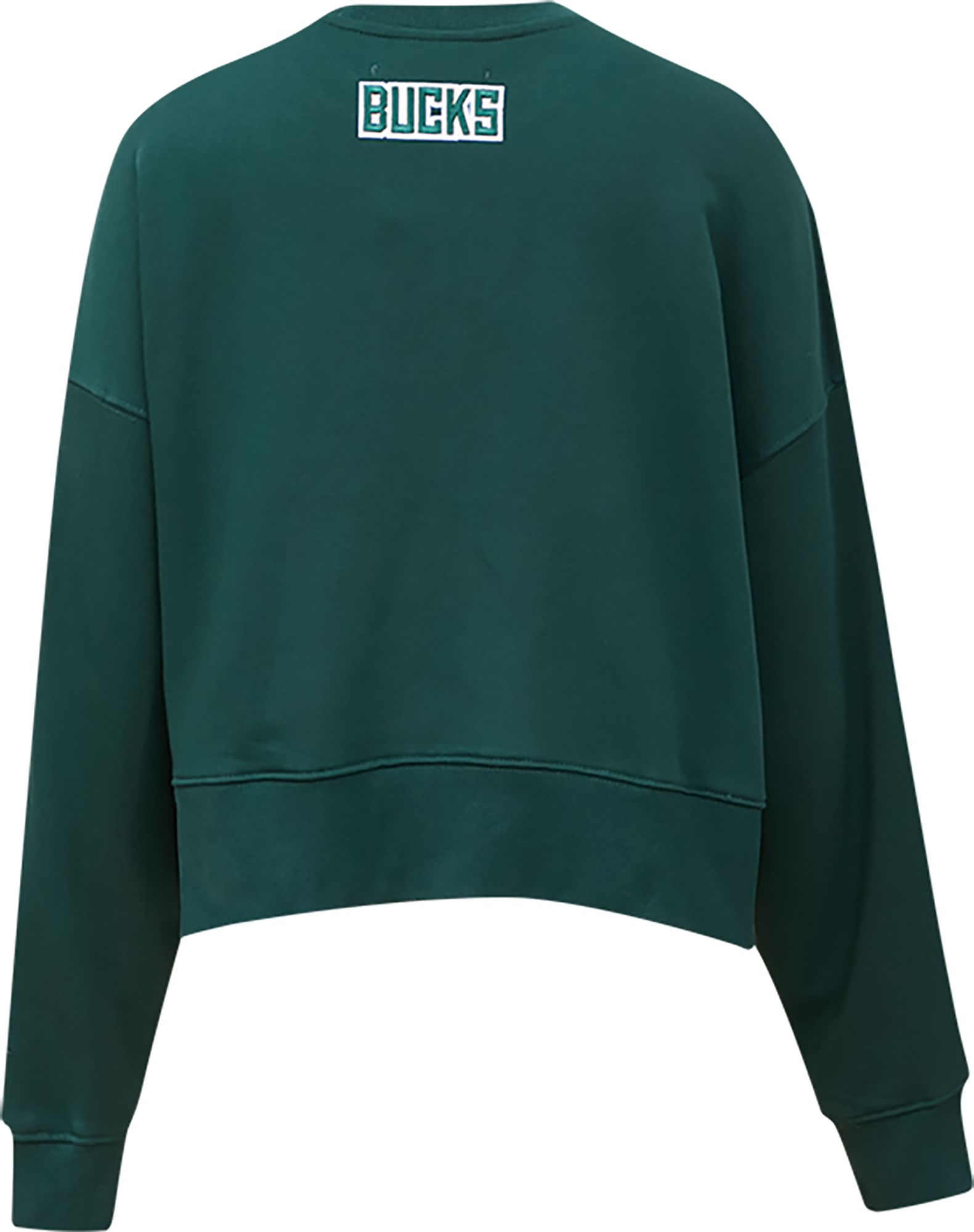 Pro Standard Women's Milwaukee Bucks Green Fleece Crewneck Sweater product image