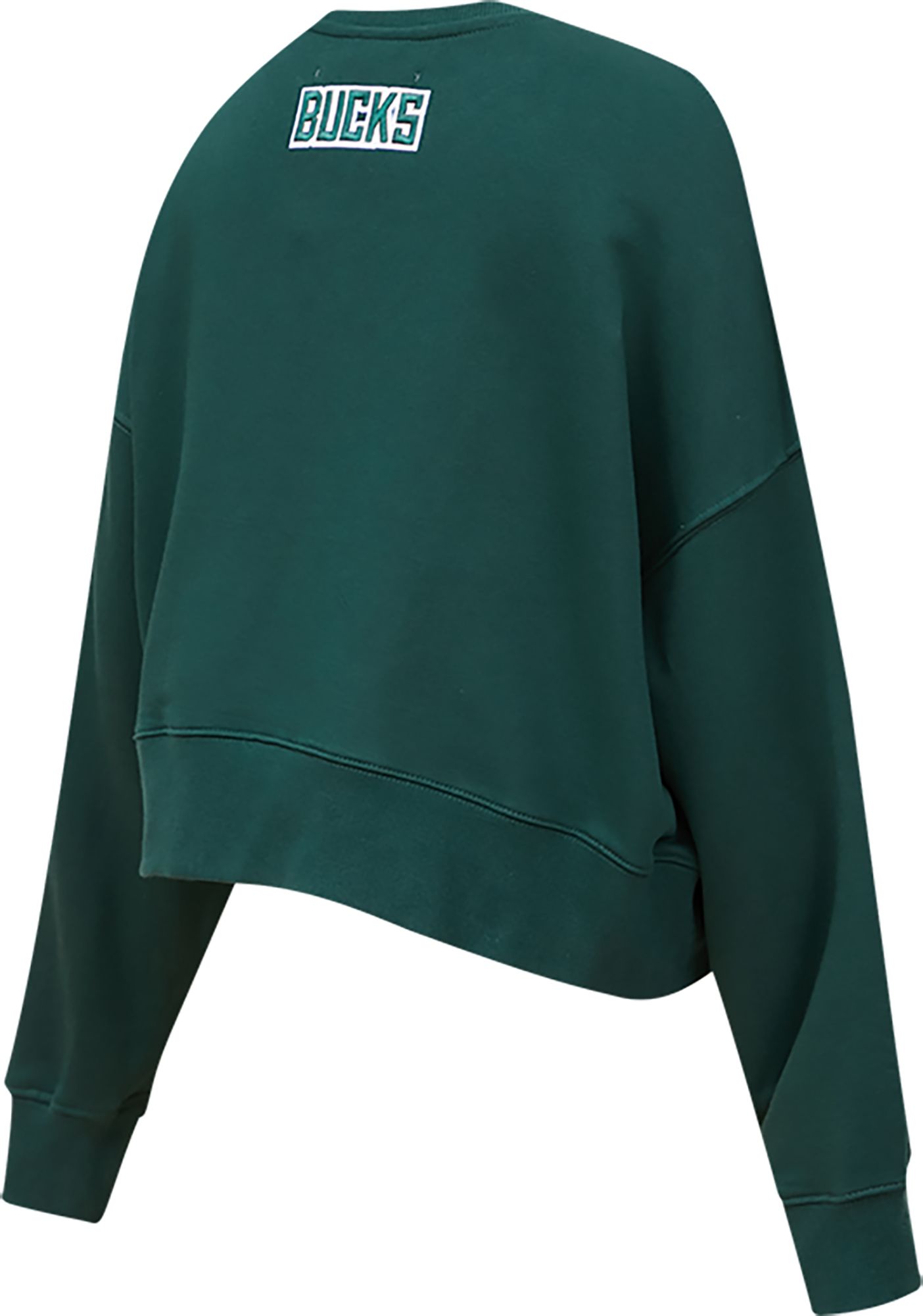 Pro Standard Women's Milwaukee Bucks Green Fleece Crewneck Sweater product image