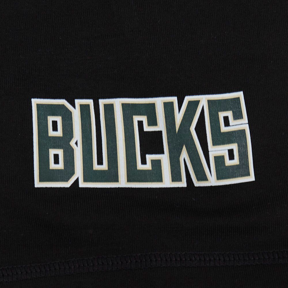 Pro Standard Women's Milwaukee Bucks Black Classic Cotton Bike Shorts product image