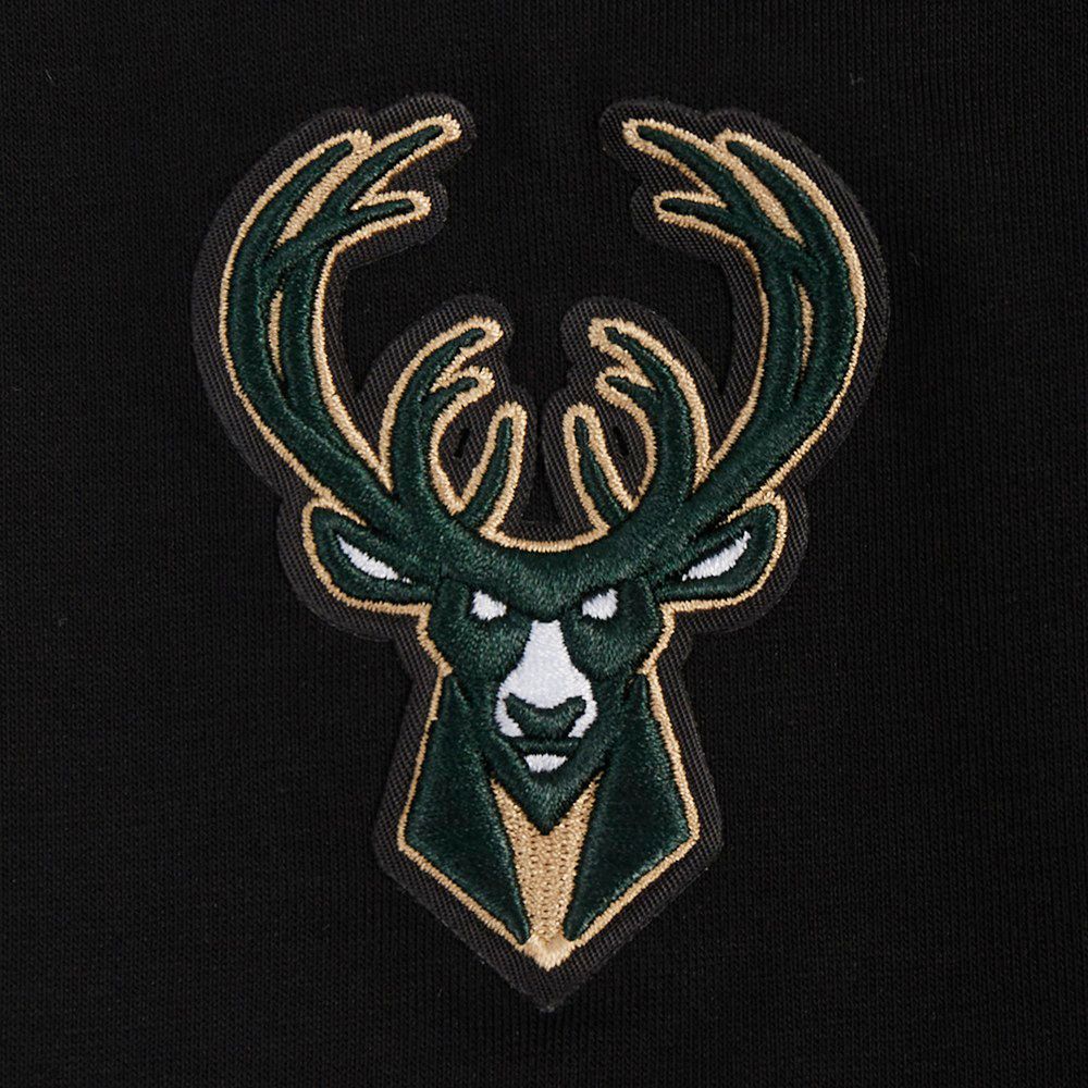 Pro Standard Women's Milwaukee Bucks Black Classic Cotton Bike Shorts product image