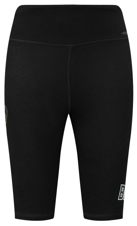 Pro Standard Women's Milwaukee Bucks Black Classic Cotton Bike Shorts product image