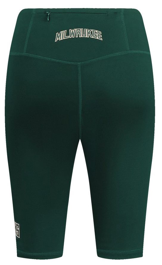 Pro Standard Women's Milwaukee Bucks Green Classic Cotton Bike Shorts product image