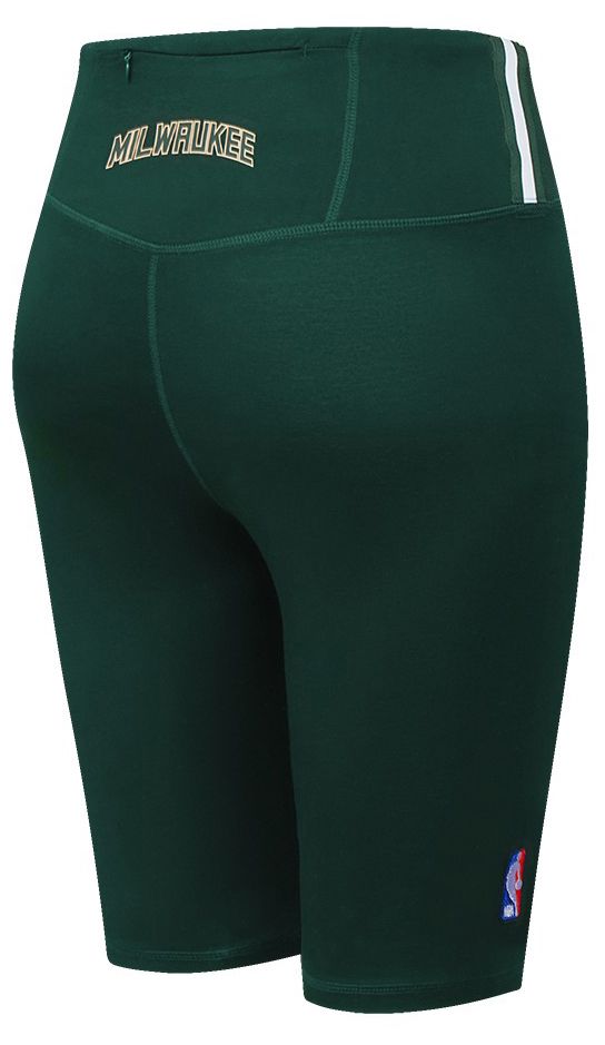 Pro Standard Women's Milwaukee Bucks Green Classic Cotton Bike Shorts product image