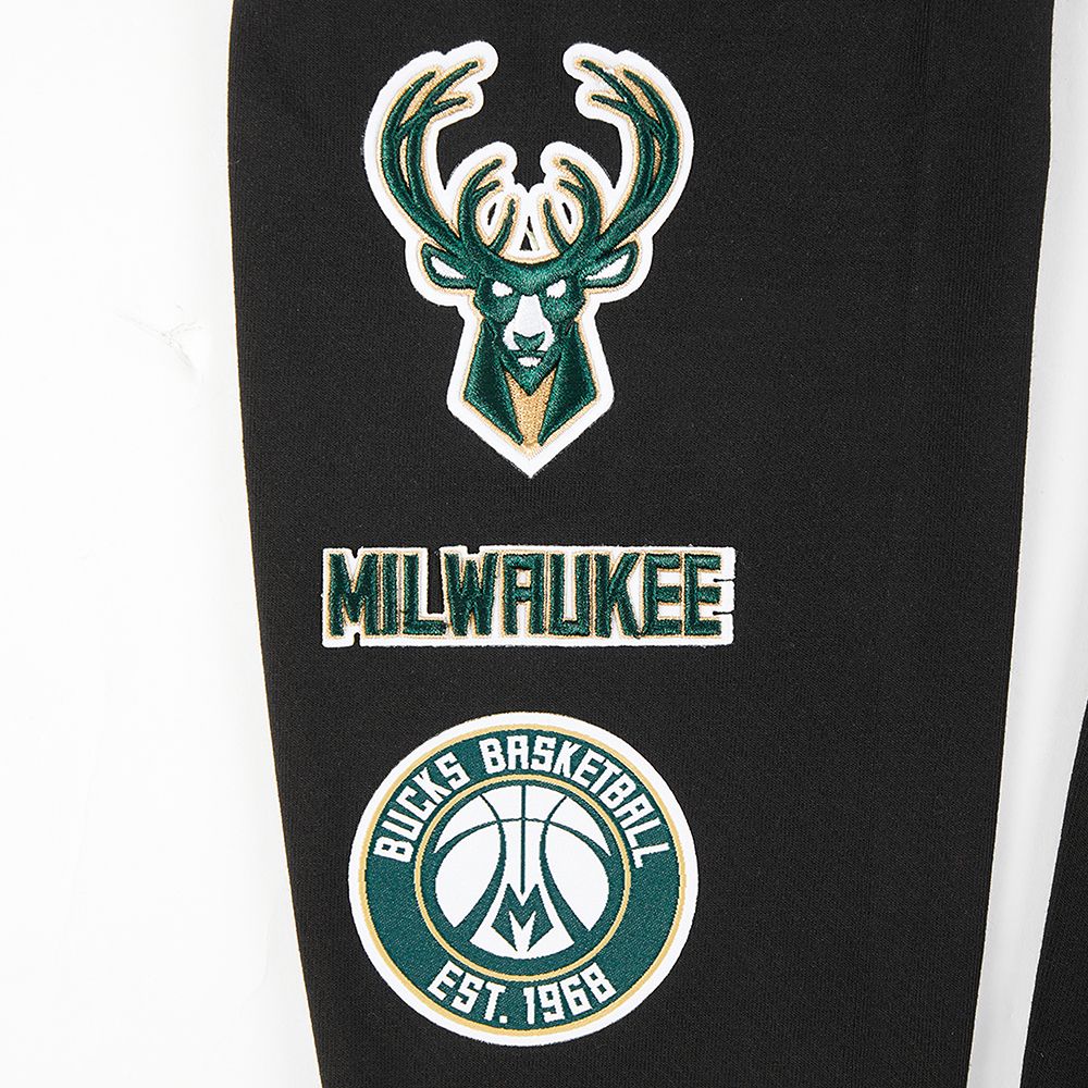 Pro Standard Women's Milwaukee Bucks Black Retro Classic Jersey Leggings product image