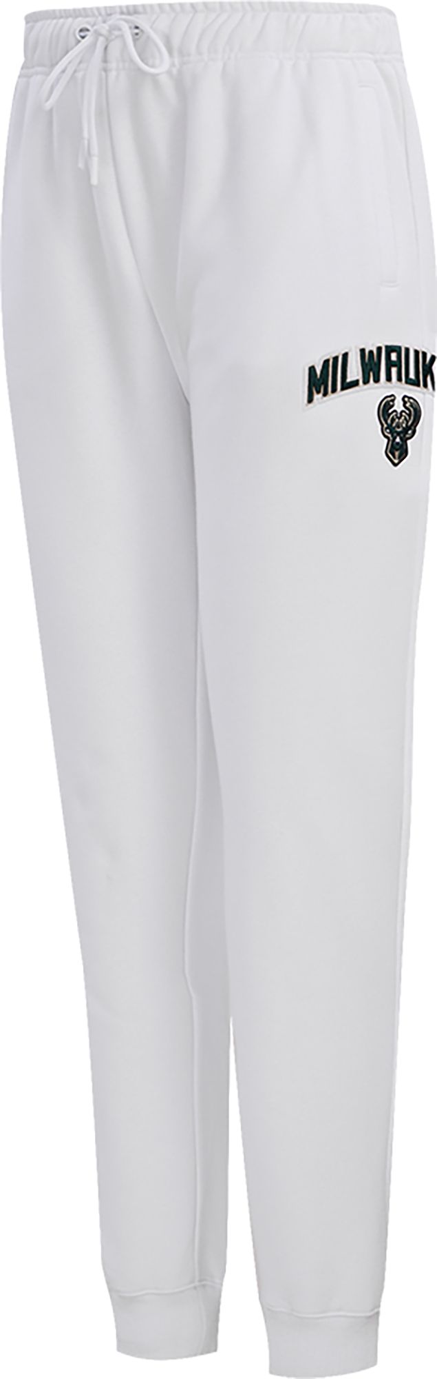 Pro Standard Women's Milwaukee Bucks White Fleece Sweatpants product image