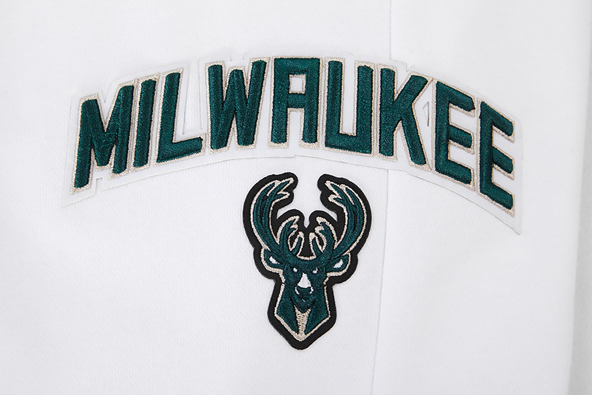 Pro Standard Women's Milwaukee Bucks White Fleece Sweatpants product image