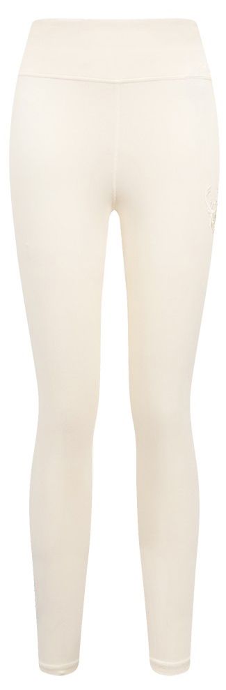 Pro Standard Women's Milwaukee Bucks Off White Neutral Jersey Leggings product image