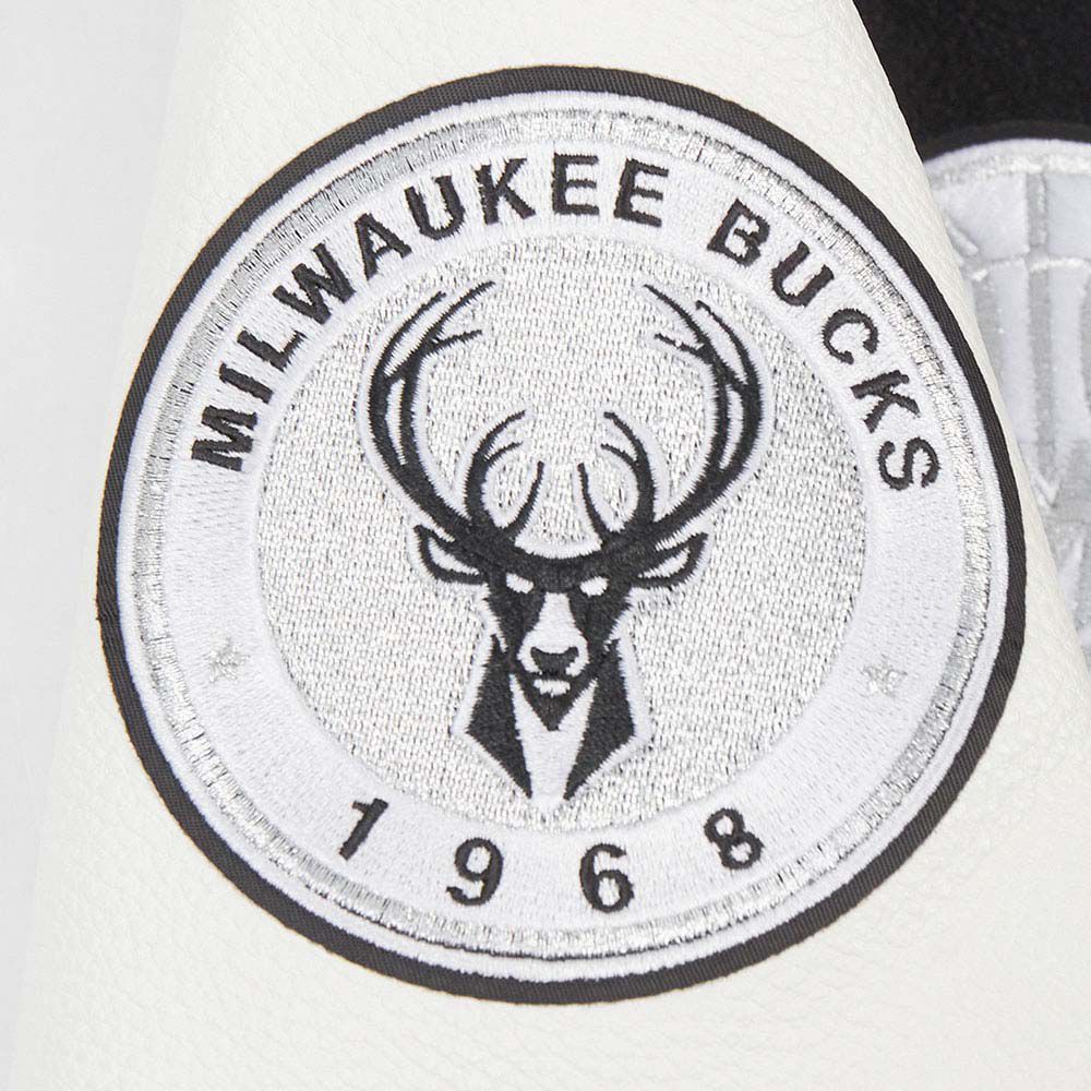 Pro Standard Women's Milwaukee Bucks Pearly Varsity Jacket product image