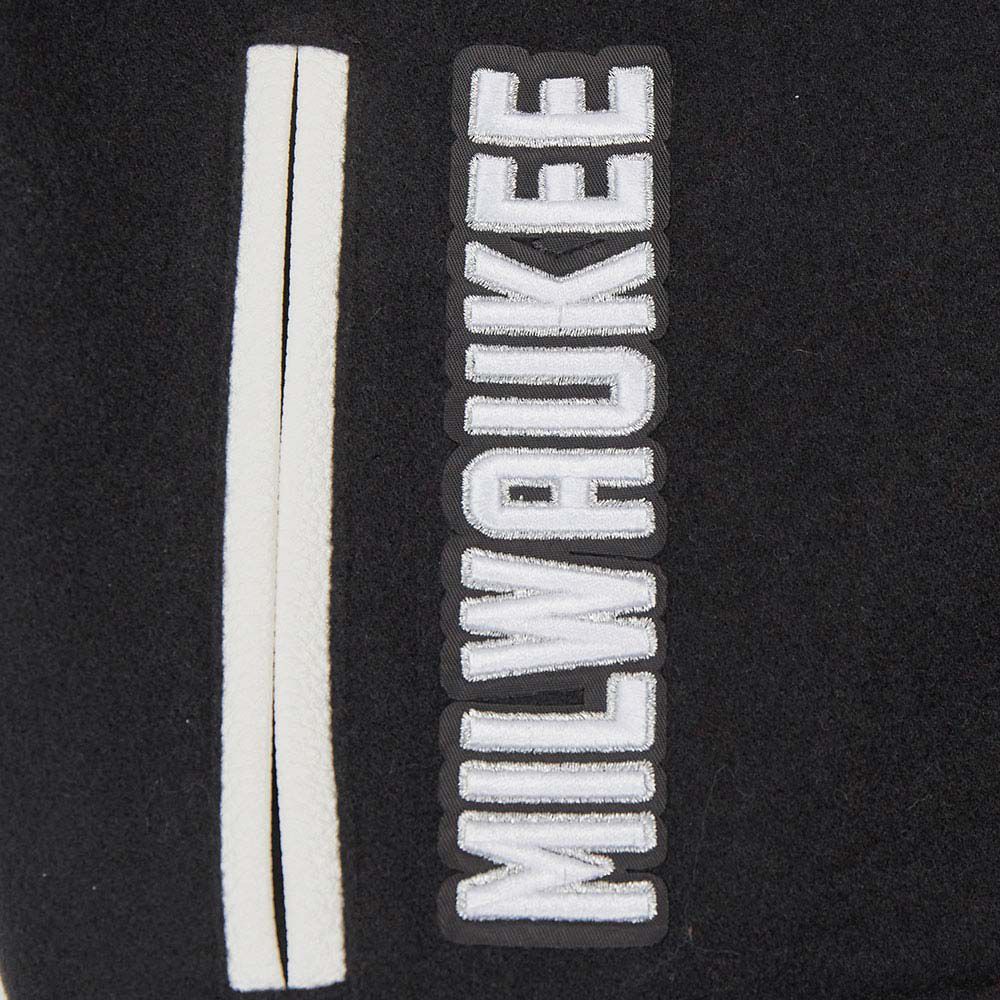 Pro Standard Women's Milwaukee Bucks Pearly Varsity Jacket product image