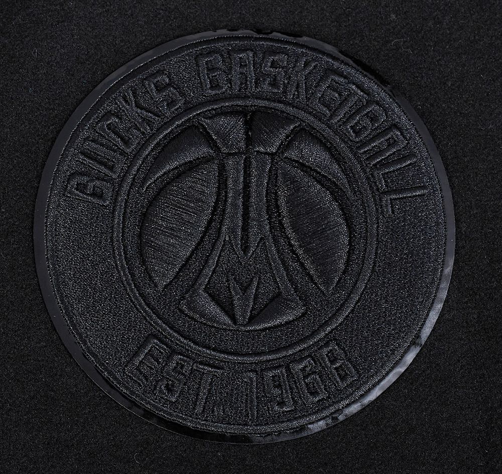 Pro Standard Women's Milwaukee Bucks Black Classic Wool Varsity Jacket product image