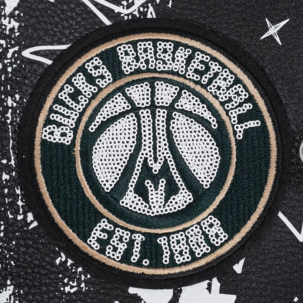 Pro Standard Women's Milwaukee Bucks Black Sketchbook Leather Jacket product image