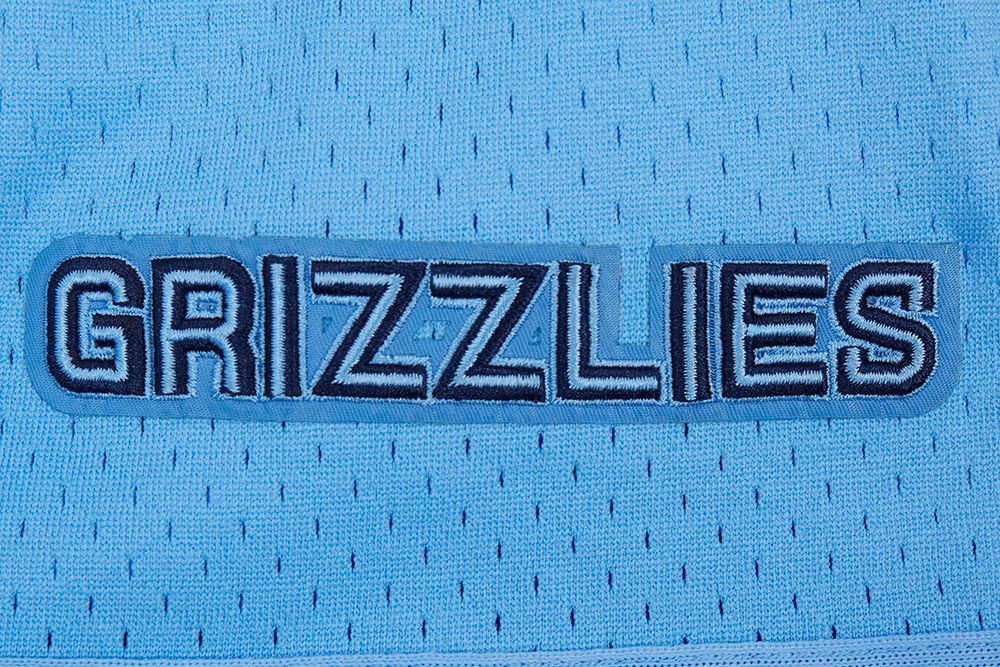 Pro Standard Men's Memphis Grizzlies Blue Script Tail Mesh Button Down Shirt product image