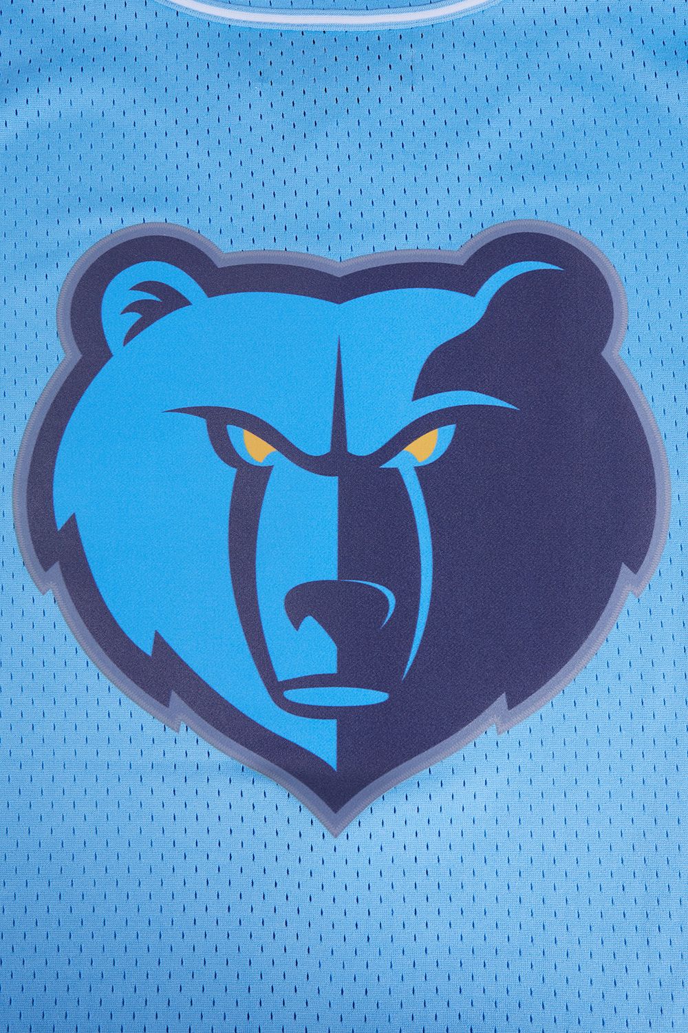 Pro Standard Men's Memphis Grizzlies Blue Mesh Button Up Short Sleeve Shirt product image