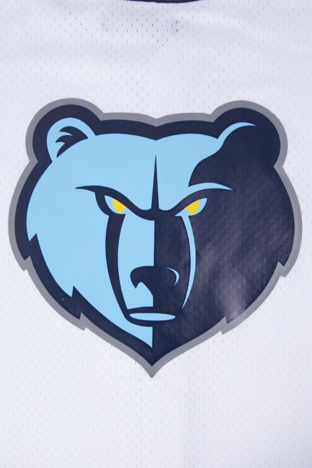 Pro Standard Men's Memphis Grizzlies White Mesh Button Up Short Sleeve Shirt product image