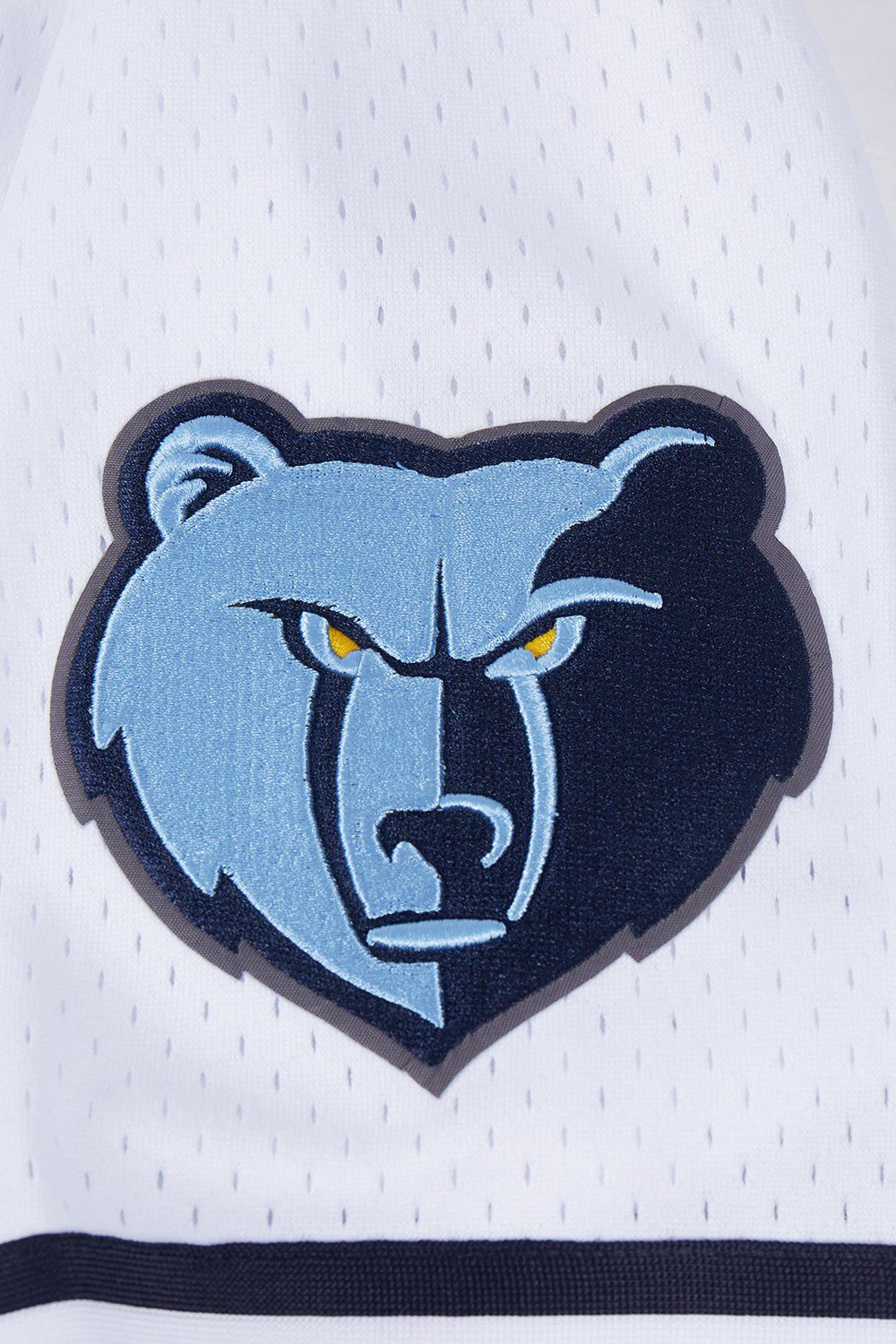 Pro Standard Men's Memphis Grizzlies White Mesh Button Up Short Sleeve Shirt product image