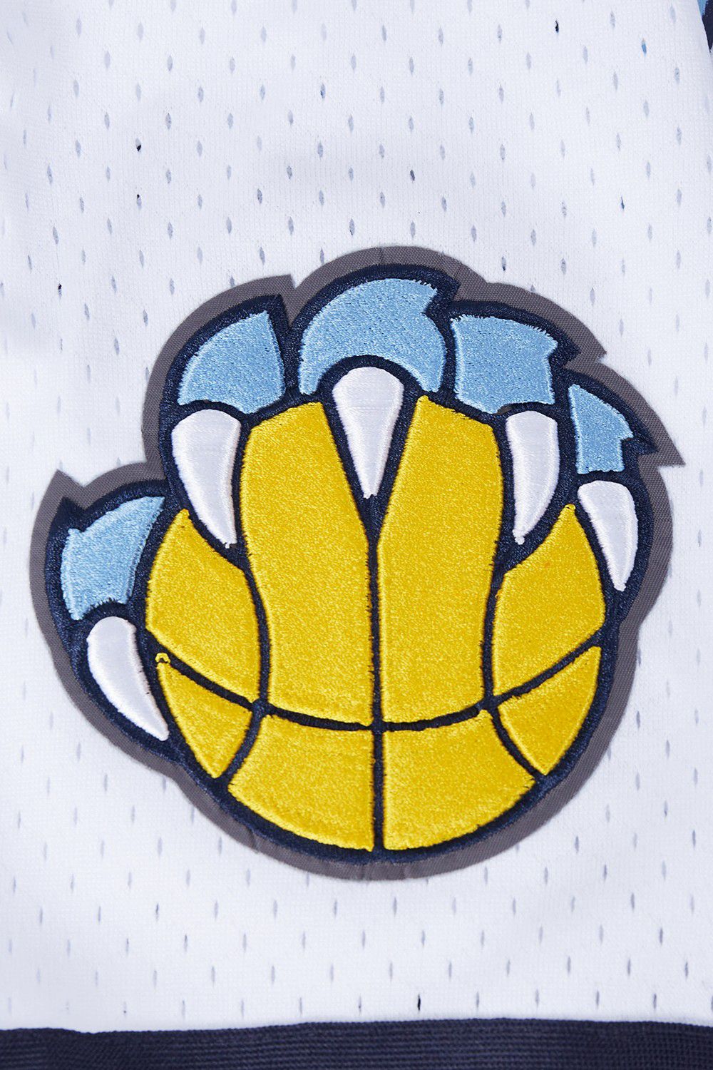 Pro Standard Men's Memphis Grizzlies White Mesh Button Up Short Sleeve Shirt product image