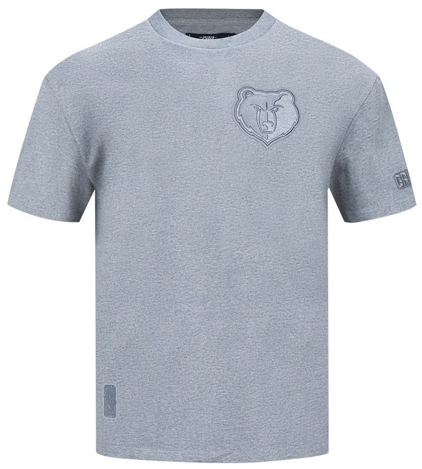 Pro Standard Men's Memphis Grizzlies Gray Neutral Drop Shoulder Short Sleeve T-Shirt product image