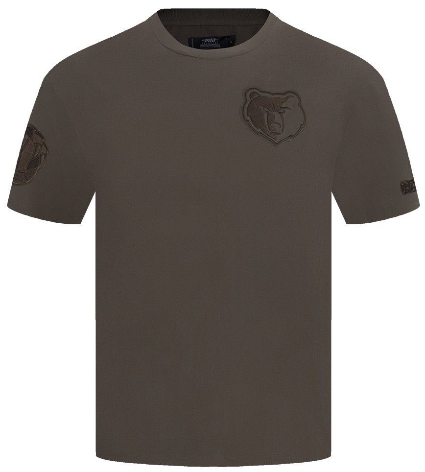 Pro Standard Men's Memphis Grizzlies Taupe Neutral Drop Shoulder Short Sleeve T-Shirt product image