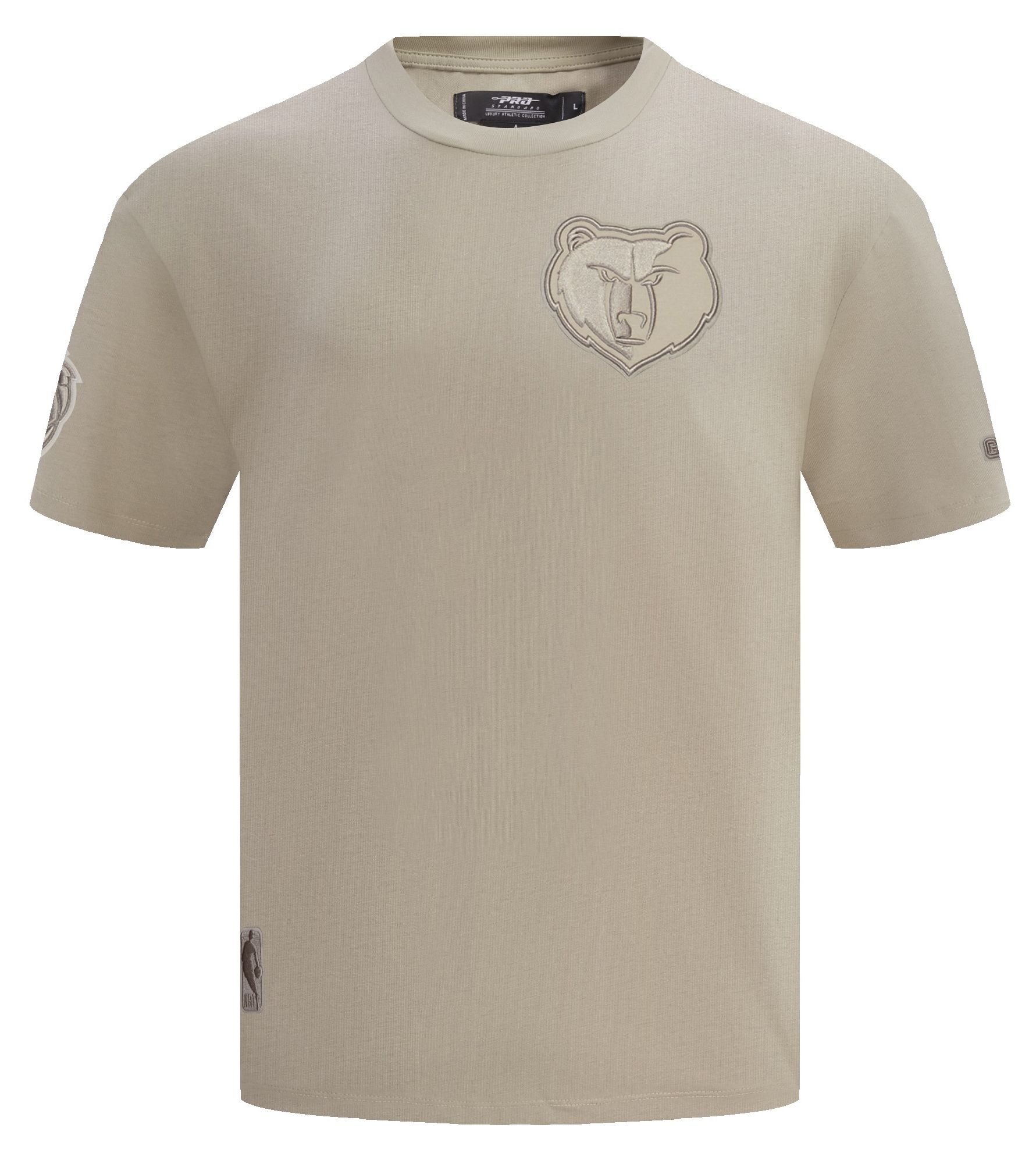 Pro Standard Men's Memphis Grizzlies Taupe Neutral Drop Shoulder Short Sleeve T-Shirt product image